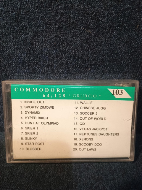 GRUBCIO 103 - składanka gier Commodore 64 GRUBCIO 103 - składanka gier Commodore 64