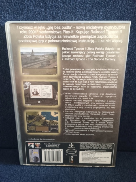 Railroad Tycoon II Złota Polska Edycja