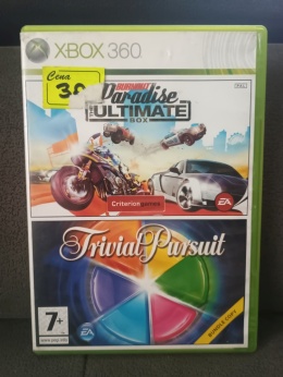 Burnout Paradise the Ultimate Box & Trivial Pursuit Xbox 360