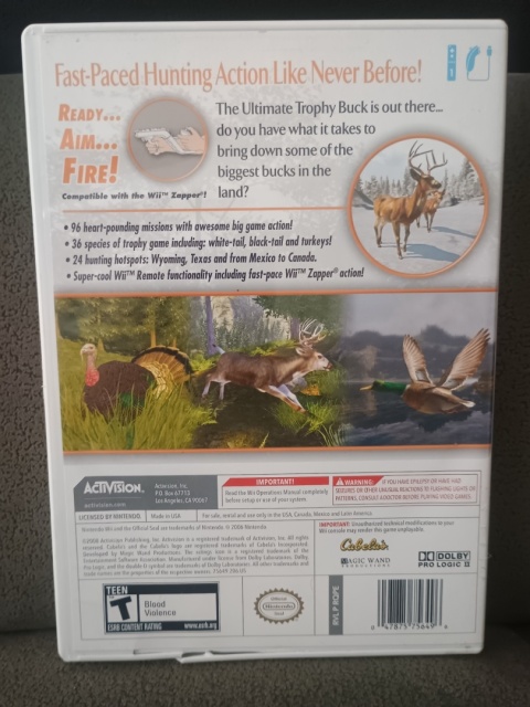 Cabela's Trophy Bucks Wii