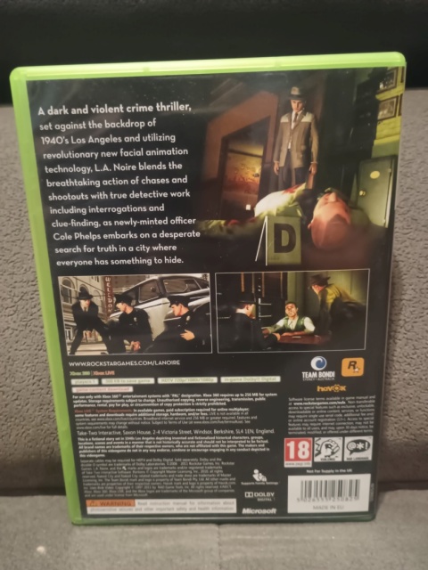 L.A. Noire Xbox 360