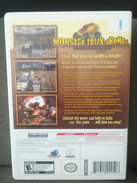 Monster Trux Arenas Special Edition Wii