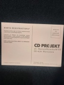Karta rejestracyjna CD Projekt